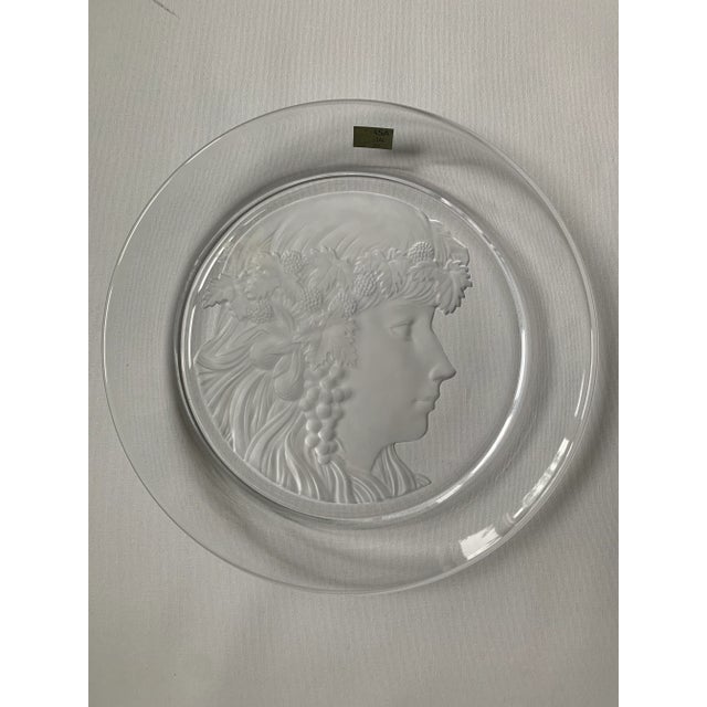 Early 20th Century Early 20th Century Mikasa Crystal Plate For Sale - Image 5 of 5