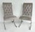 Attributed to Milo Baughman Howell Burd Chrome Tufted Velvet Chairs, a Pair Offered for sale is a pair of Milo Baughman-...