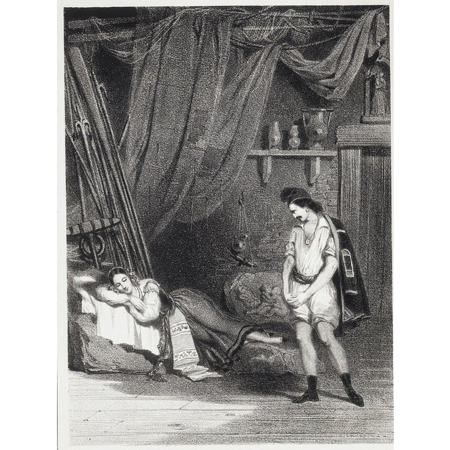 Charles Deshays, La Muette de Portici, Lithograph, 1870 For Sale