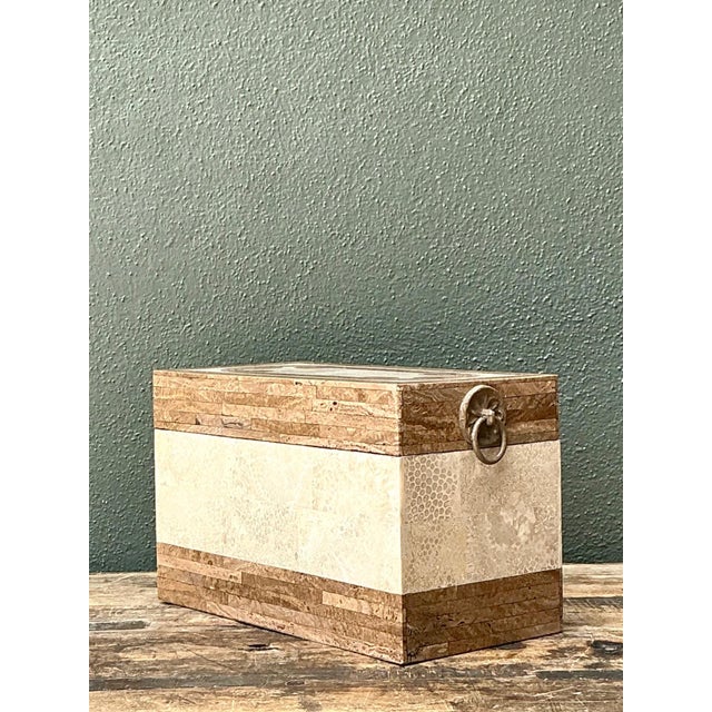 Vintage Tessellated Stone Box For Sale - Image 9 of 18