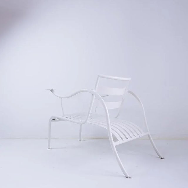 Metal Indoor/Outdoor Thinking Mans Lounge Chair by Jasper Morrison for Cappellini For Sale - Image 7 of 13
