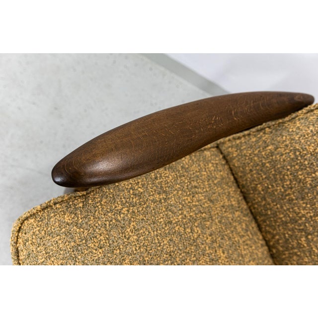 Mid-Century Modern GFM87 Chair in Kvadrat Boucle by Juliusz Kędziorek, Poland, 1960s For Sale - Image 11 of 15