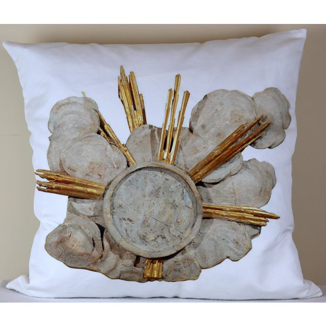 French Cathedral Altar Fragment Photo Pillow For Sale - Image 13 of 13