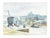 Arnaldo Figueiredo, Cais da Ribeira-Porto, Watercolor For Sale