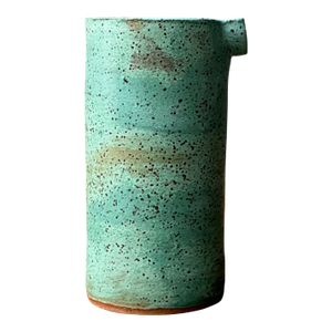 Vintage Green Spout Ceramic Vase