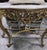 1940s Louis XV Rococo Style Carved Giltwood Console Table with Marble Top, 1940s For Sale - Image 5 of 6