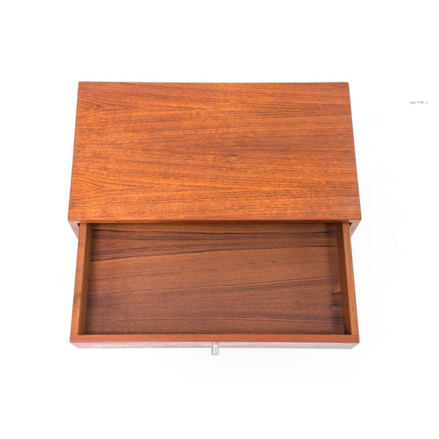 Brown Model #131 Wall Console in Teak by Kai Kristiansen for Aksel Kjersgaard, 1960s For Sale - Image 8 of 16