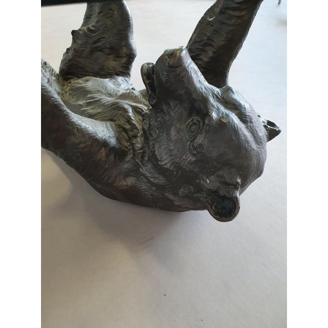 Bear Coffee Table in Bronze For Sale - Image 5 of 18
