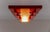 Space Age Lamp in Pyramid Shape in Metal and Glass, 1960s For Sale - Image 4 of 11