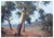 Impressionist Australian Gum Trees Landscape by John Sharman For Sale - Image 3 of 4