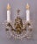 Wall Lamps with Crystal Trimmings, Set of 3 For Sale - Image 4 of 12
