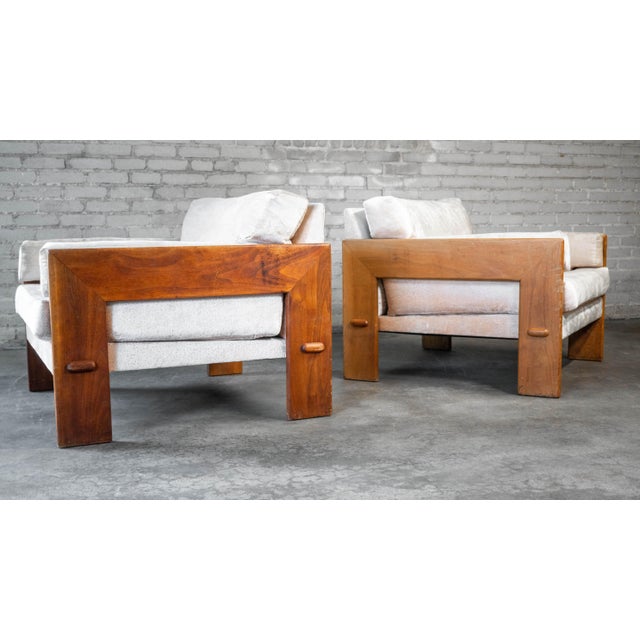 Vintage Adrian Pearsall for Craft Associates lounge chairs, circa 1960s. Similar qualities to Tobia Scarpa's Bastiano...