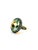 Late 20th Century "Bochic “Capri” Vintage Yellow Sapphire & Topaz Retro Ring Set In 18K Gold & Silver For Sale - Image 5 of 8