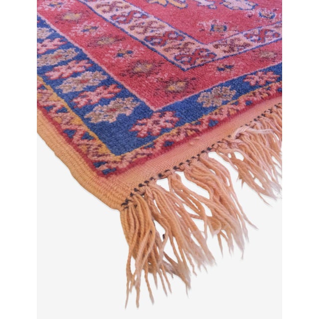 Moroccan Traditional Moroccan Wool Rug - 7.5 X 3.7 Ft For Sale - Image 3 of 8
