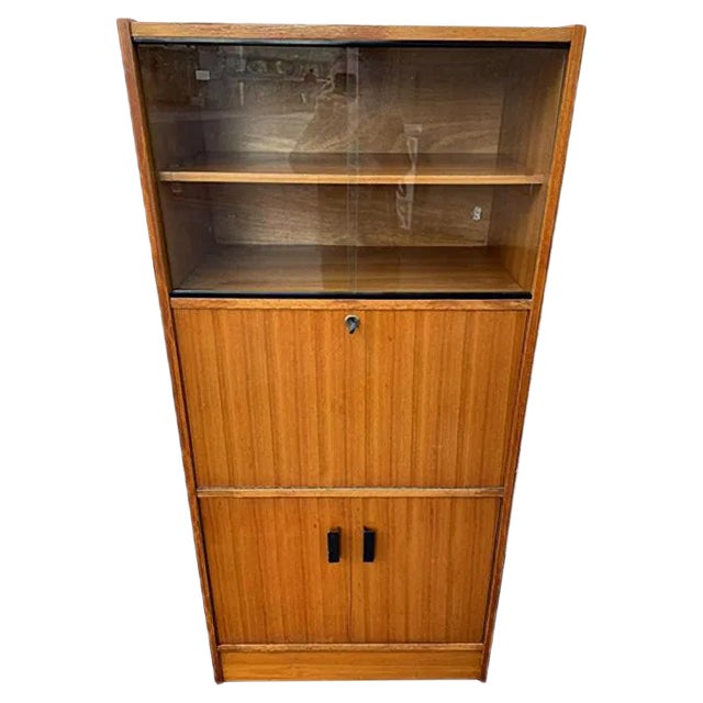 Scandinavian Teak Secretaire, 1960s For Sale