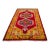 1970s Vintage Hand Knotted Colorful Turkish Rug For Sale