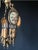 Ceramic and Brass Chandelier, 1960s For Sale - Image 9 of 13