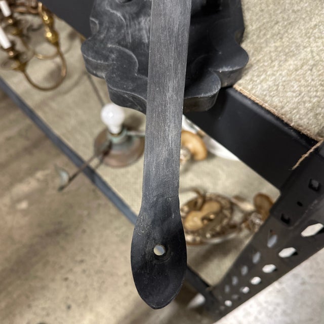 Large Spanish Revival Exterior Sconce With 3 Lights For Sale - Image 9 of 10