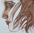 Agata Stomma, a Girl in Brown Color, 2022, Gouache and Canvas For Sale - Image 6 of 8