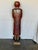 Vintage Buddha Buddhist Carved Wood Burmese Thai Monk Statue For Sale - Image 10 of 16