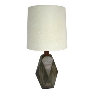 Mid 20th Century Rare Gordon and Jane Martz Geometric Ceramic Table Lamp by Marshall Studios For Sale