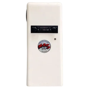 Italian Modern Column Radio in White Plastic, 1990s