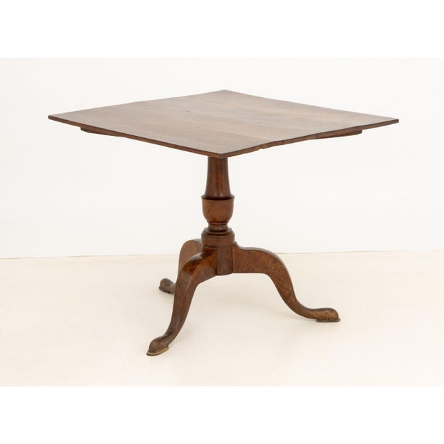 Wood American Walnut Tilt-Top Tripod Table, 19th Century For Sale - Image 7 of 10