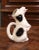 Mid-Century French Sarreguemines Hand-Painted Ceramic Begging Dog Pitcher For Sale In Dallas - Image 6 of 9