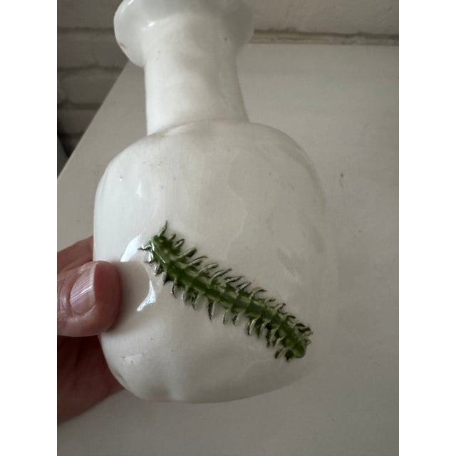 Contemporary Charming Porcelain Handmade Organic Bud Vase For Sale - Image 3 of 5
