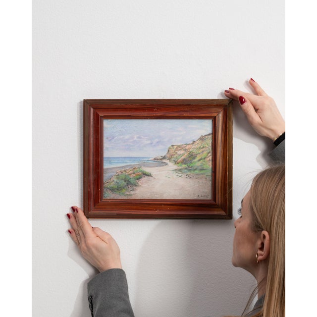 Brown Early 20th Century France Brown Wood Drawing For Sale - Image 8 of 15