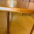 Mid-Century Beveled Edge 1 Leaf Dining Table For Sale - Image 9 of 14