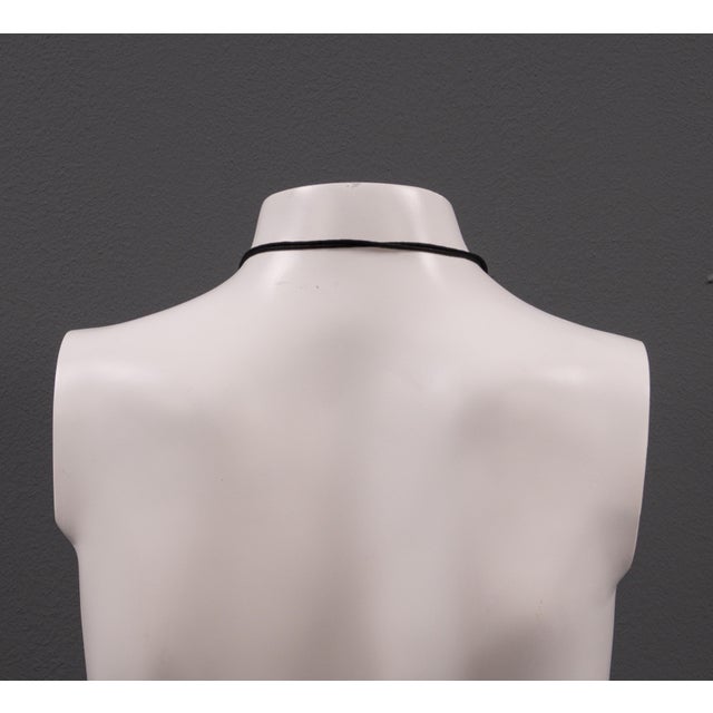 Black Wooden Costume Jewelry Pendant, 1980s For Sale - Image 8 of 11