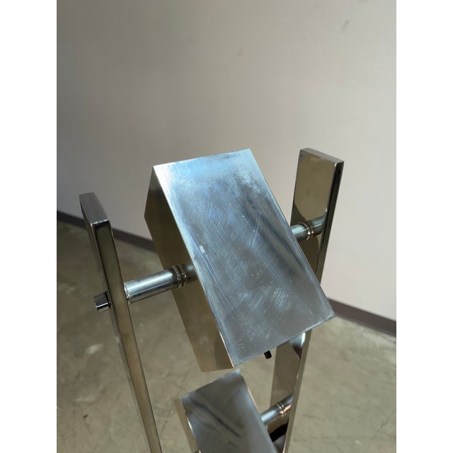 Mid Century Chrome Space Age 3 Light Floor Lamp For Sale - Image 9 of 12