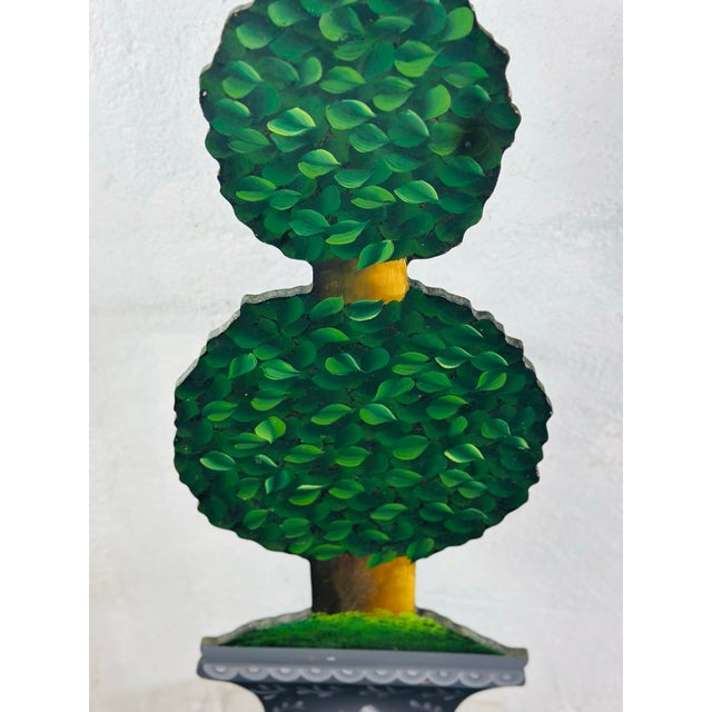 Vintage Topiary Umbrella Stand For Sale - Image 4 of 9