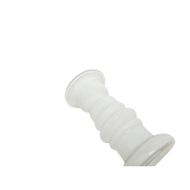 White Vintage Polish Vase from HSG Tarnowiec, 1970s For Sale - Image 8 of 9