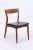 Mid-Century Danish Leather and Teak Chairs by R. Borregaard for Viborg, Set of 4 For Sale - Image 9 of 11