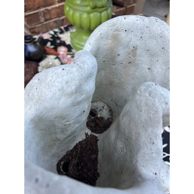 American 1990s Cowboy Boot Pair Concrete Planter For Sale - Image 3 of 7