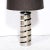 Mid-Century Modern Late 20th Century Modernist Torqued Spiral Form Table Lamp in Satin Nickel For Sale - Image 3 of 13