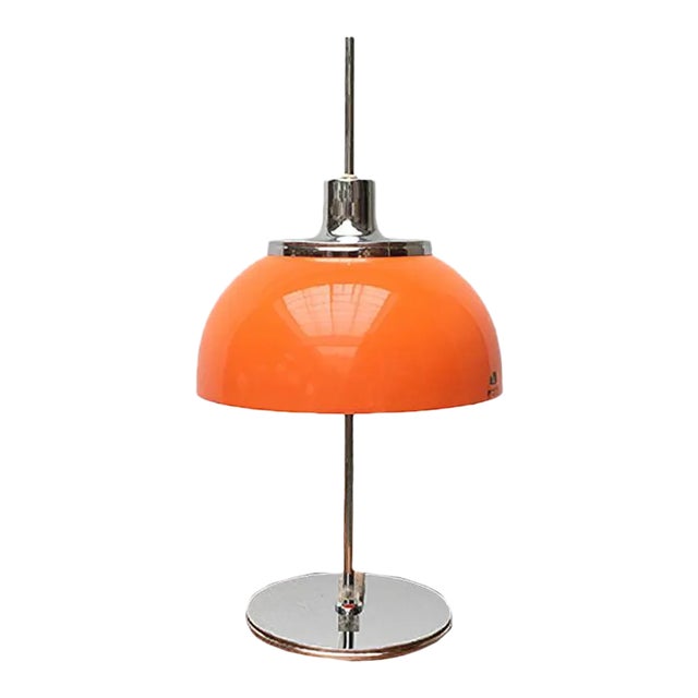 Vintage Space Age Italian Faro Table Lamp from Guzzini, 1970s For Sale