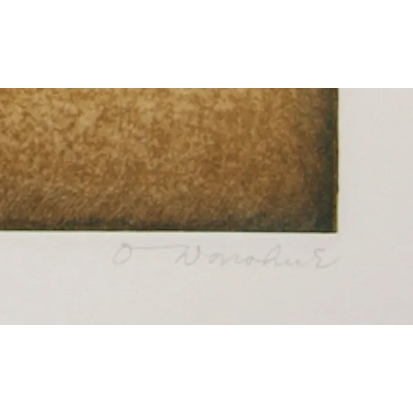 This aquatint etching, titled The Winds - il sirocco, was created by the American artist, Tighe O'Donoghue, in 1979. It is...