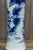 Chinese Blue and White Porcelain Sleeve Vase with Warriors and Military Procession For Sale - Image 12 of 18