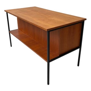 Compact Teak Desk by Günter Renkel for Rego For Sale