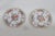Ceramic Schumann Bavaria Empress Dresden Flowers White Porcelain Plates 2pc Pair #5139b For Sale - Image 7 of 10