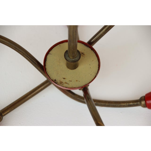 Small Italian Pendant Lamp in the style of Stilnovo, 1950s For Sale - Image 10 of 11