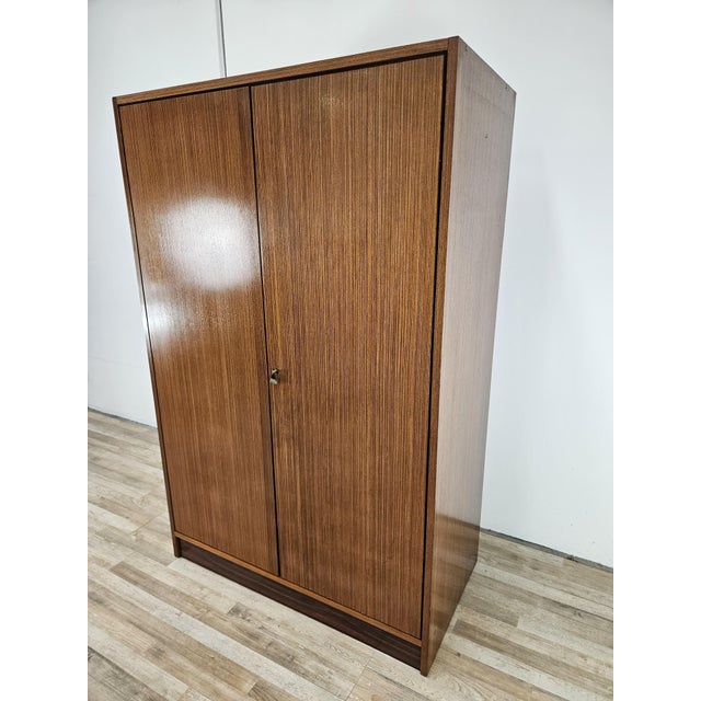 Mid-Century Modern Mid-Century Veneered Wardrobe with Two Doors, 1960 For Sale - Image 3 of 18