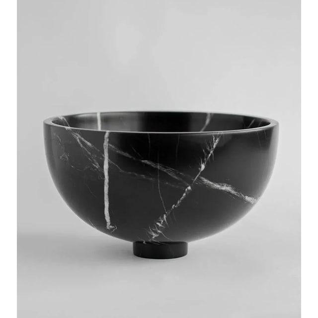 Early 21st Century Black Marble Fruit Bowl from Kiwano Concept For Sale - Image 5 of 5