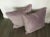 2020s Contemporary Italian Velvet Lilac Pillows - a Pair For Sale - Image 5 of 6