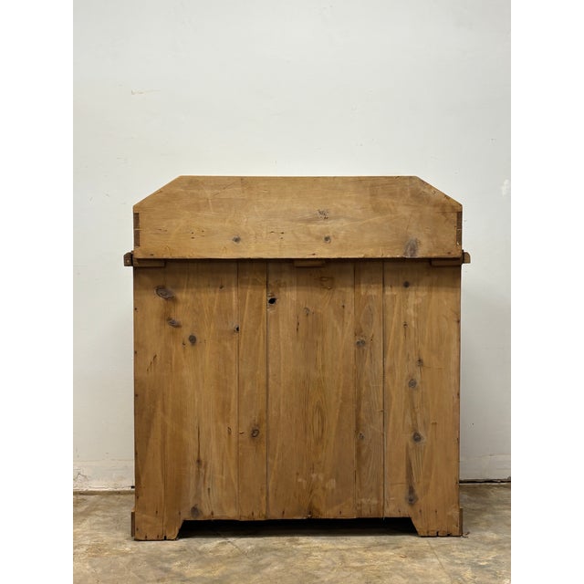 19th Century English Pine Chest of Drawers With Galleried Back For Sale In Naples, FL - Image 6 of 7