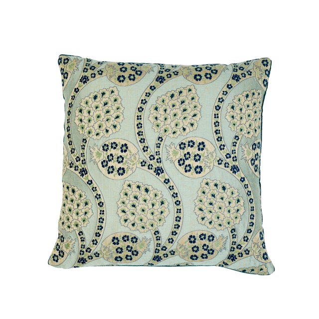 Early 21st Century Schumacher Persephone Pillow in Celestial For Sale - Image 5 of 5