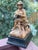 Wood Antique 18thC Signed Folk Art Sculpture Wood Carving, Itinerant Bagpipe Musician, Czech Bohemia For Sale - Image 7 of 16